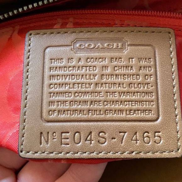 Authentic Coach Leather Bag - Picture 3 of 6